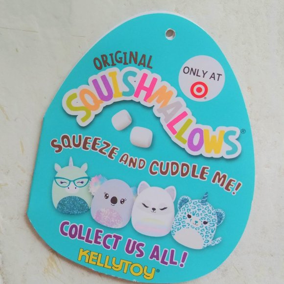 Squishmallows Toys New Hang Tag Only Squishmallows Gracelynn Arctic Fox Plush Squishmallow